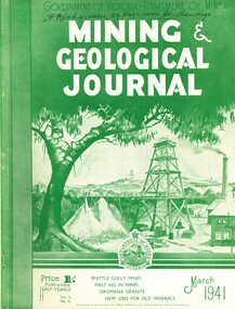 Book - MINING & GEOLOGICAL JOURNAL VOL.2, NO 4, 1941