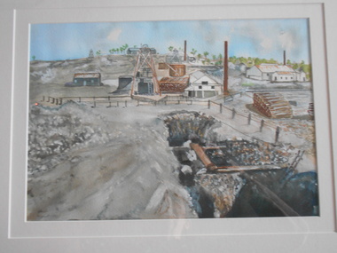 Painting - JOHN HALL COLLECTION: NEW CHUM MINE
