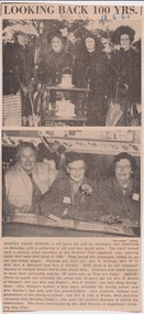 Newspaper - LYDIA CHANCELLOR COLLECTION: MOTHER'S CLUB AT CENTENARY OF SCHOOL