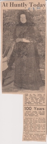 Newspaper - LYDIA CHANCELLOR COLLECTION: HUNTLY CENTENARY BELLE OF 1860