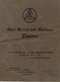 Document - ABBOTT COLLECTION: CHAIN MANUFACTURER CATALOGUE