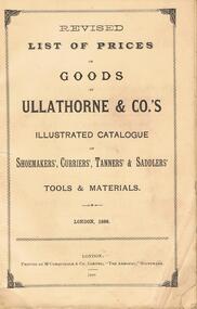 Document - ABBOTT COLLECTION: REVISED LIST OF PRICES, 1888