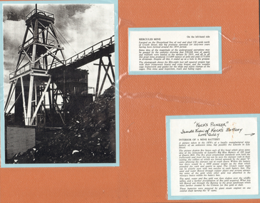 Photograph - LONG GULLY HISTORY GROUP COLLECTION: HERCULES MINE & INSIDE VIEW OF KOCK'S BATTERY