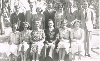 Photograph - LA TROBE UNIVERSITY BENDIGO COLLECTION: BENDIGO TEACHERS' COLLEGE STAFF