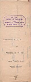Document - H.A. & S.R. WILKINSON COLLECTION: CONTRACT OF SALE