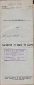 Document - H.A. & S.R. WILKINSON COLLECTION: CONDITION OF SALE