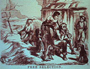 Slide - DIGGERS & MINING. LIFE OF THE SELECTORS, c1865