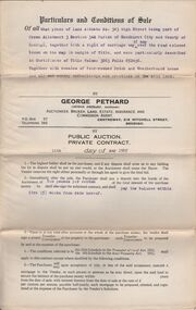 Document - H.A. & S.R. WILKINSON COLLECTION: CONDITION OF SALE