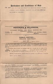 Document - H.A. & S.R. WILKINSON COLLECTION: CONDITION OF SALE