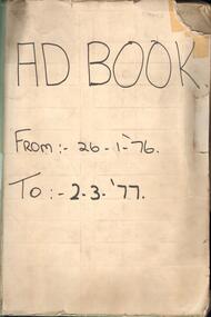 Book - H.A. & S.R. WILKINSON COLLECTION: ADVERTISING BOOK