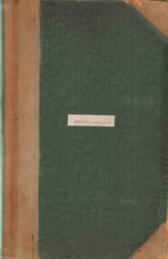 Book - H.A & S.R. WILKINSON COLLECTION: CASH BOOK