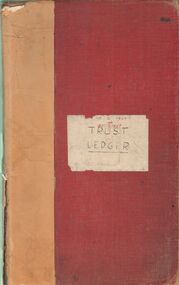 Book - H.A. & S.R WILKINSON COLLECTION: TRUST LEDGER