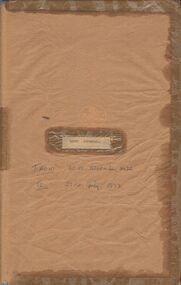 Book - H.A & S.R. WILKINSON COLLECTION: RENT JOURNAL