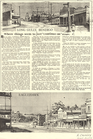 Newspaper - LONG GULLY HISTORY GROUP COLLECTION: LONG GULLY - BENDIGO