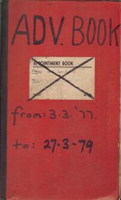 Book - H.A. & S.R. WILKINSON COLLECTION: ADVERTISMENT BOOK