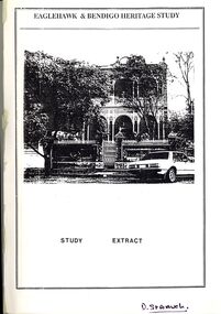 Book - STRAUCH COLLECTION: EAGLEHAWK & BENDIGO HERITAGE STUDY