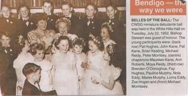 Newspaper - JENNY FOLEY COLLECTION: BELLES OF THE BALL