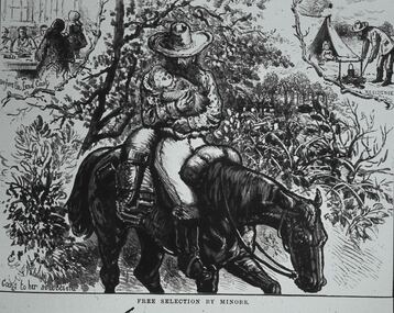Slide - DIGGERS & MINING. LIFE OF THE SELECTORS, c1876