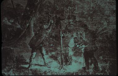 Slide - DIGGERS & MINING. LIFE OF THE SELECTORS, c1871