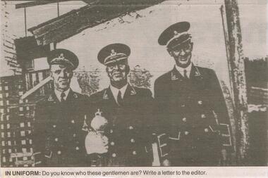 Newspaper - JENNY FOLEY COLLECTION: IN UNIFORM