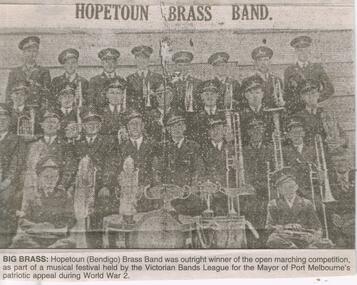 Newspaper - JENNY FOLEY COLLECTION: BIG BRASS