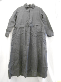 Clothing - ANDREW - MONSANT COLLECTION: BLACK LINEN-LIKE DRESS