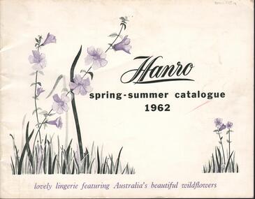 Magazine - HANRO COLLECTION: HANRO SPRING-SUMMER CATALOGUE 1962, 1962
