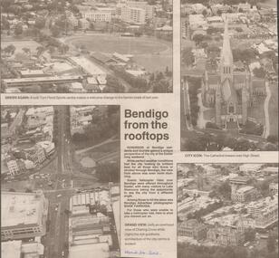 Newspaper - JENNY FOLEY COLLECTION: BENDIGO FROM THE ROOFTOPS
