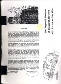Document - STRAUCH COLLECTION: THE REGIONAL MUSEUM OF CLAUSTHAL-ZELLERFELD