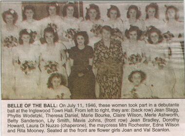 Newspaper - JENNY FOLEY COLLECTION: BELLE OF THE BALL