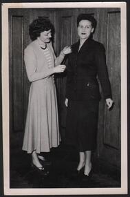 Photograph - HANRO COLLECTION: PHOTO OF HANRO EMPLOYEE AND MODEL