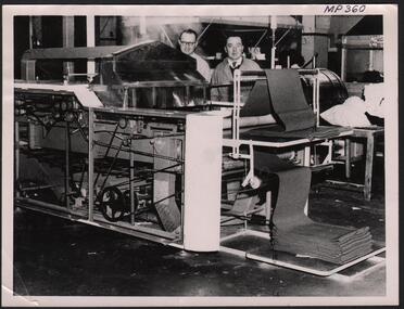 Photograph - HANRO COLLECTION: PHOTOGRAPH OF HANRO WEAVING MACHINE