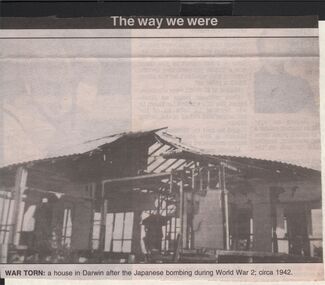 Newspaper - JENNY FOLEY COLLECTION: WAR TORN