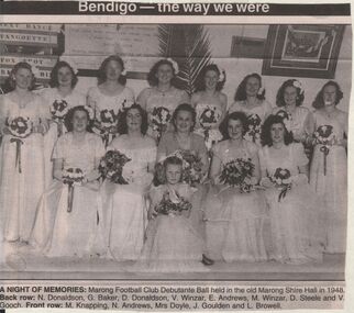 Newspaper - JENNY FOLEY COLLECTION: A NIGHT OF MEMORIES
