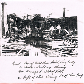 Newspaper - LONG GULLY HISTORY GROUP COLLECTION: FIRST ROSE OF AUSTRALIA HOTEL