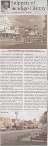 Newspaper - JENNY FOLEY COLLECTION: SNIPPETS OF BENDIGO