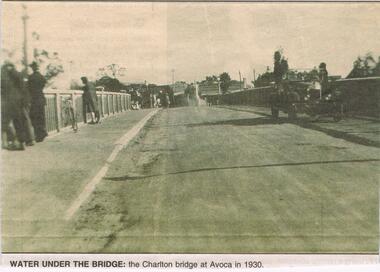 Newspaper - JENNY FOLEY COLLECTION: WATER UNDER THE BRIDGE