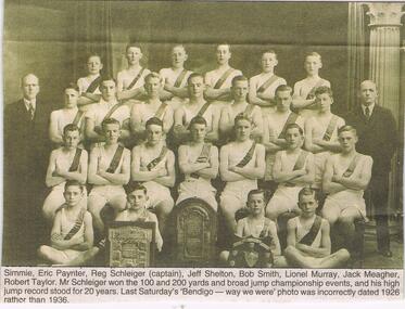 Newspaper - JENNY FOLEY COLLECTION: SCHOOL SPORTS