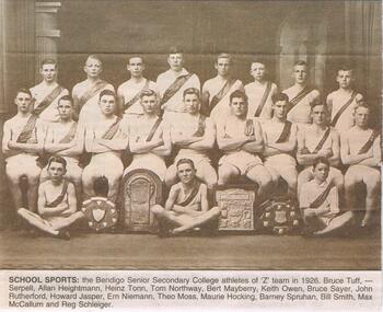 Newspaper - JENNY FOLEY COLLECTION: SCHOOL SPORTS