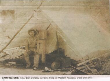 Newspaper - JENNY FOLEY COLLECTION: CAMPING OUT