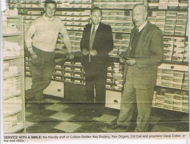 Newspaper - JENNY FOLEY COLLECTION: SERVICE WITH A SMILE