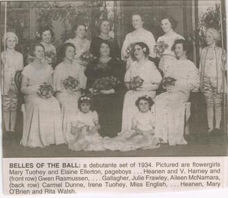Newspaper - JENNY FOLEY COLLECTION: BELLES OF THE BALL