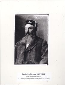 Photograph - STRAUCH COLLECTION: FREDERICK STREGER