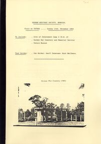 Book - STRAUCH COLLECTION: GERMAN HERITAGE SOCIETY VISIT TO TATURA