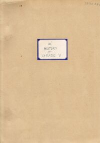 Document - LA TROBE UNIVERSITY BENDIGO COLLECTION: HISTORY FOR GRADE V 9