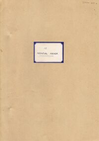 Document - LA TROBE UNIVERSITY BENDIGO COLLECTION: MEDIEVAL MANOR 13