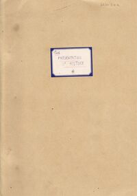 Document - LA TROBE UNIVERSITY BENDIGO COLLECTION: THE  PRESENTATION OF HISTORY 4
