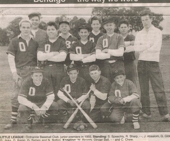 Newspaper - JENNY FOLEY COLLECTION: LITTLE LEAGUE