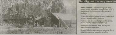 Newspaper - JENNY FOLEY COLLECTION: MARKET RUN