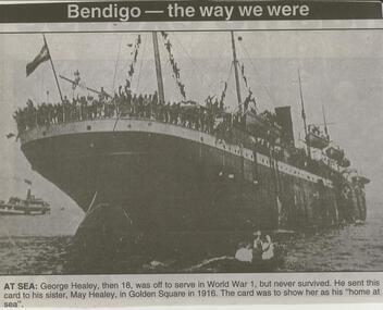 Newspaper - JENNY FOLEY COLLECTION: AT SEA
